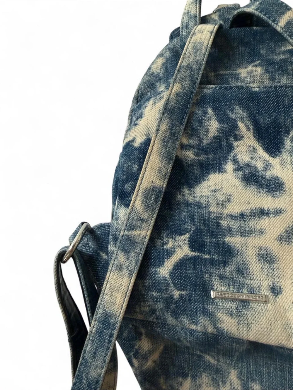 Rebecca Minkoff Julian Acid Wash Denim Backpack